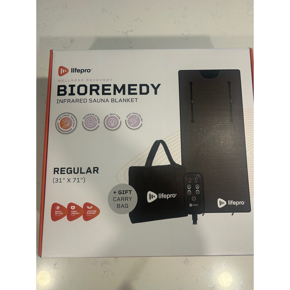 Lifepro BioRemedy Infrared Sauna Blanket Black LP-BRMDYR-BLK-COL Regular 31x71